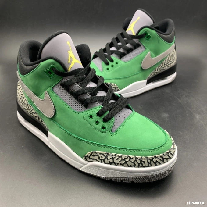 867493 Retro 3 PE shoes Tinker Ducks Air Jordan Oregon AJ3 0824